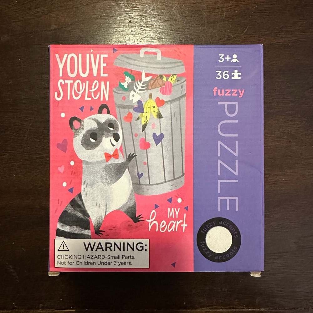 Puzzle - You've Stolen My Heart - Pink and Purple